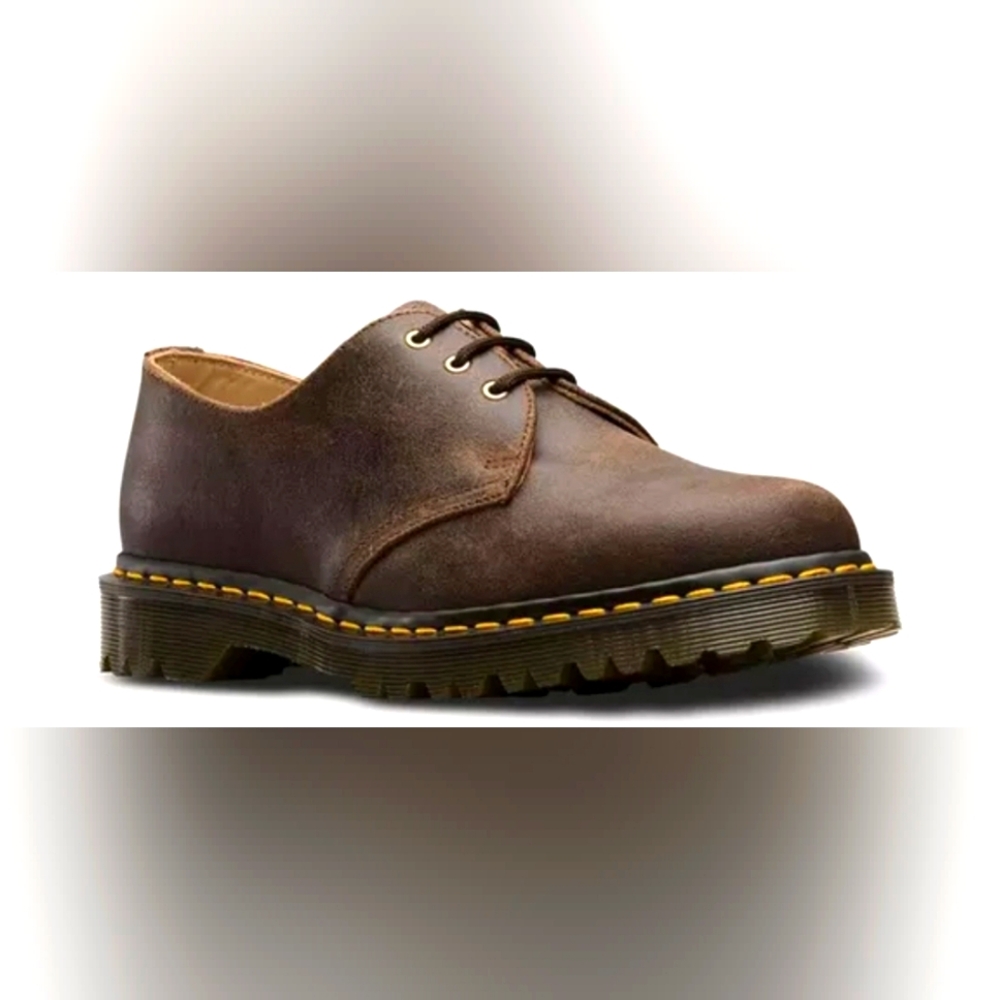 Dr. Martens 1461 Made In England Commander Oxford Leather Shoes Men 12